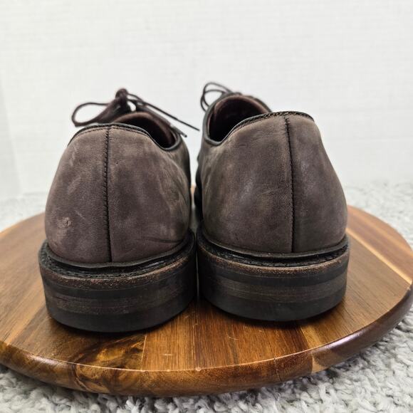 Allen Edmonds Mens 10.5 3E Wide Surrey Brown Nubuck Weatherproof Derby Oxford main image 15